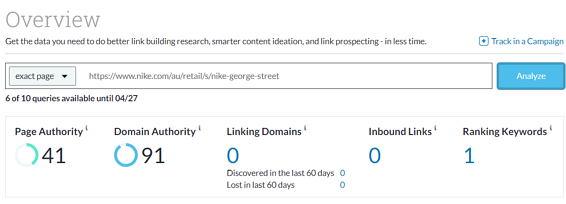 Domain authority vs. page authority