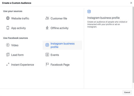 facebook ads audience