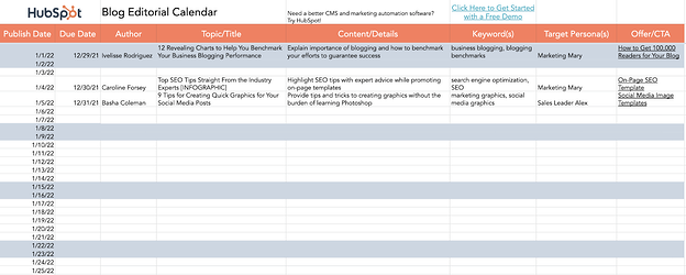 OMG | Everything You Need to Create a Content Calendar (+ Templates)